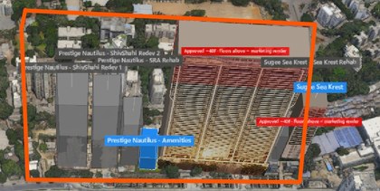 Prestige Nautilus plot outlined on the Rexray View Map