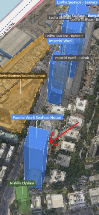 Sea Face House plot outlined on the Rexray View Map