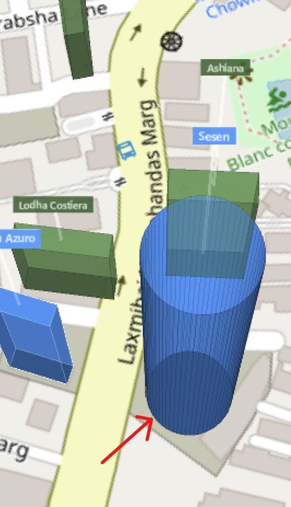 Sesen plot outlined on the Rexray View Map