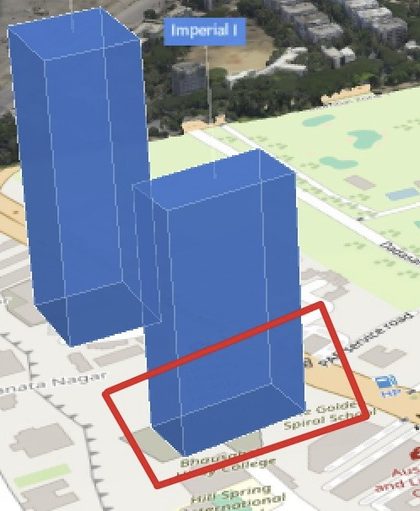 The Imperial I plot outlined on the Rexray View Map