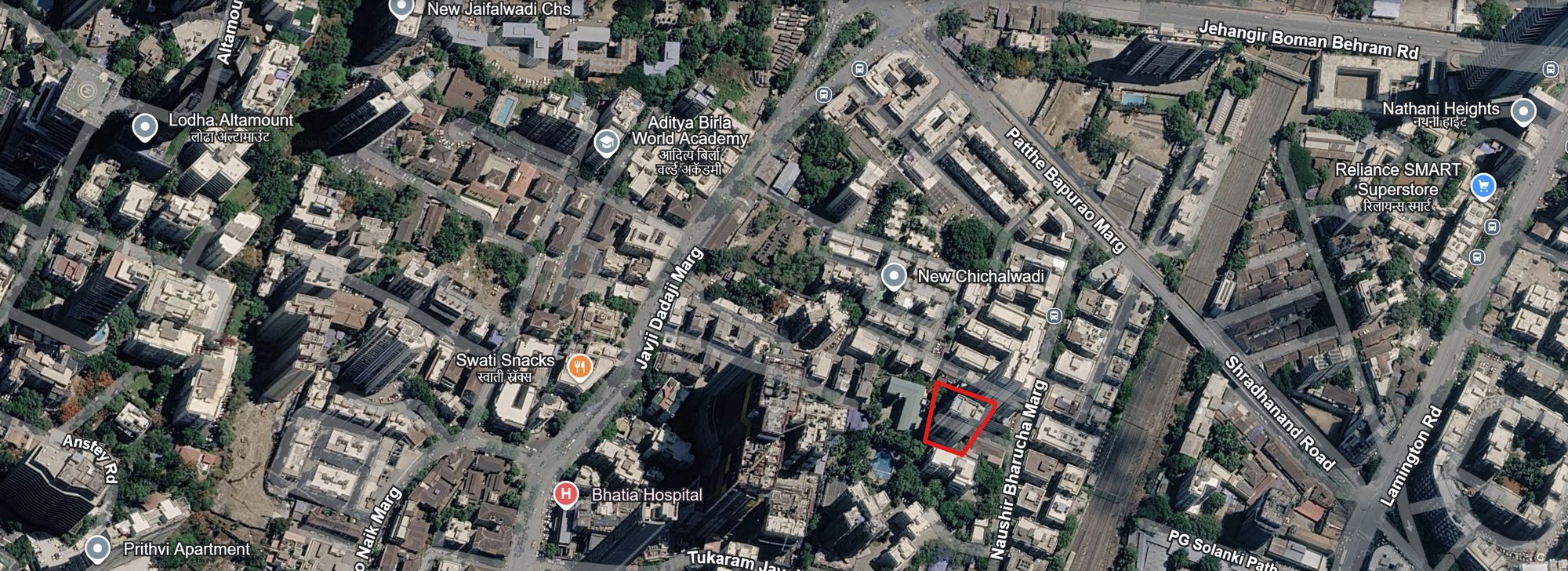 Rexray View Map: Servai Tower and its surrounding development modelled at 2032