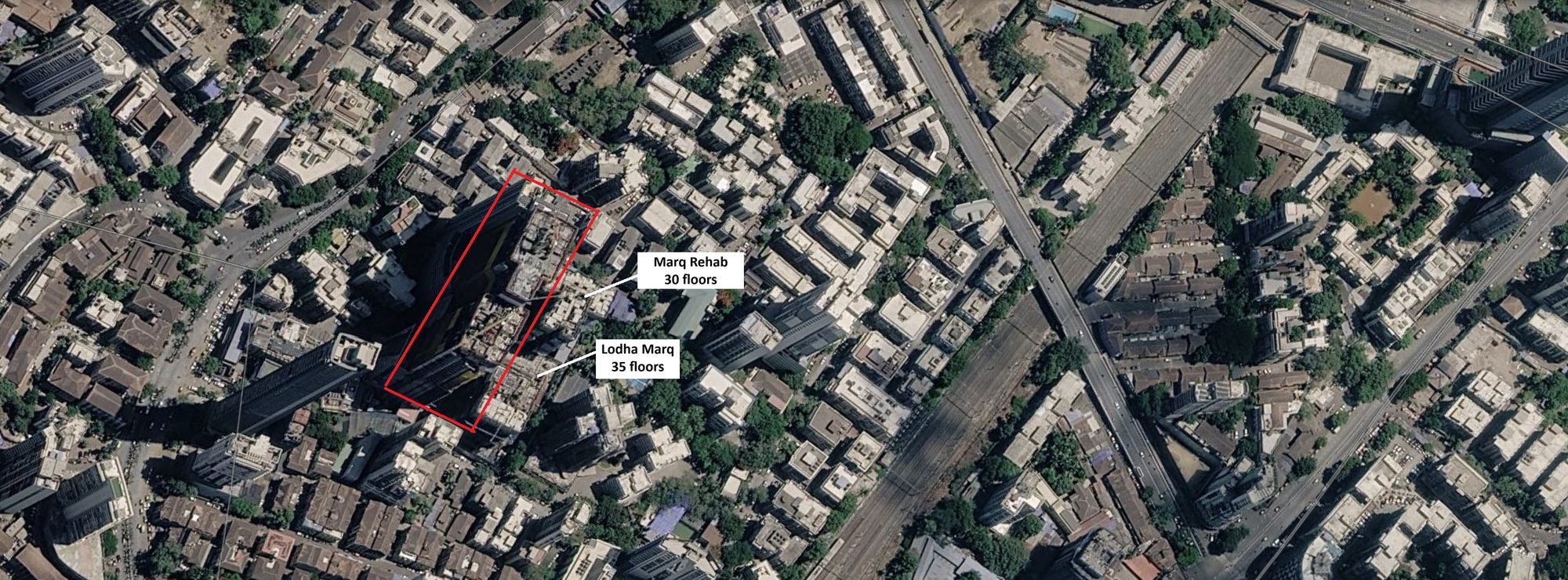 Rexray View Map: Aaradhya Avaan and its surrounding development modelled at 2032