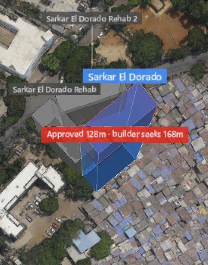 Sarkars El Dorado T1 plot outlined on the Rexray View Map
