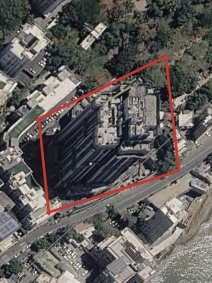 Lodha Malabar plot outlined on the Rexray View Map