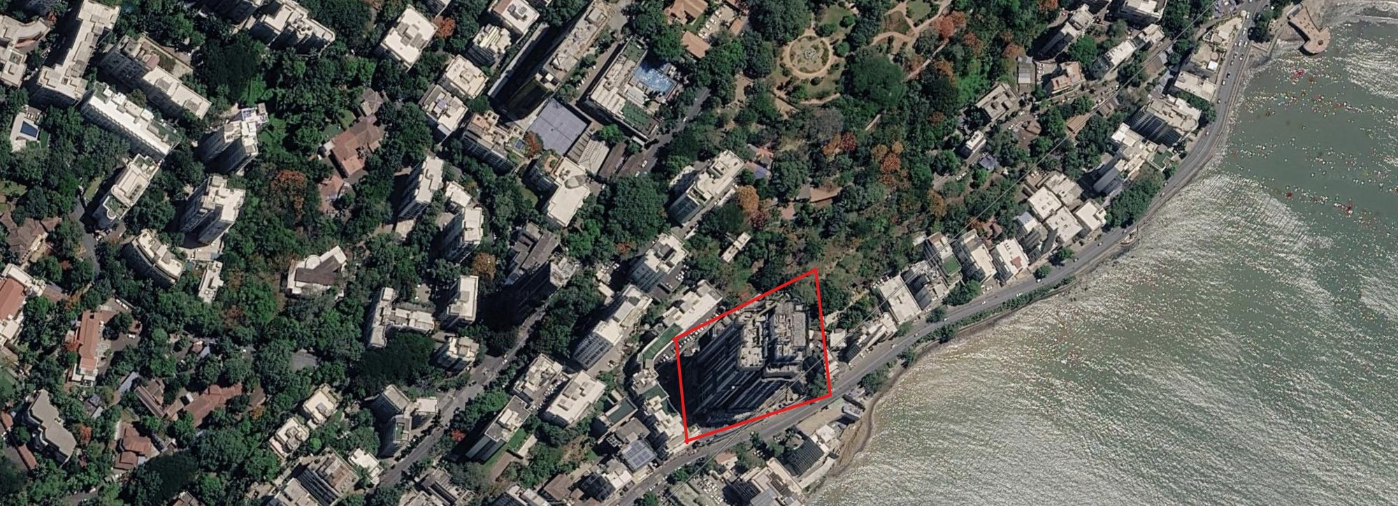 Rexray View Map: Lodha Malabar and its surrounding development modelled at 2032