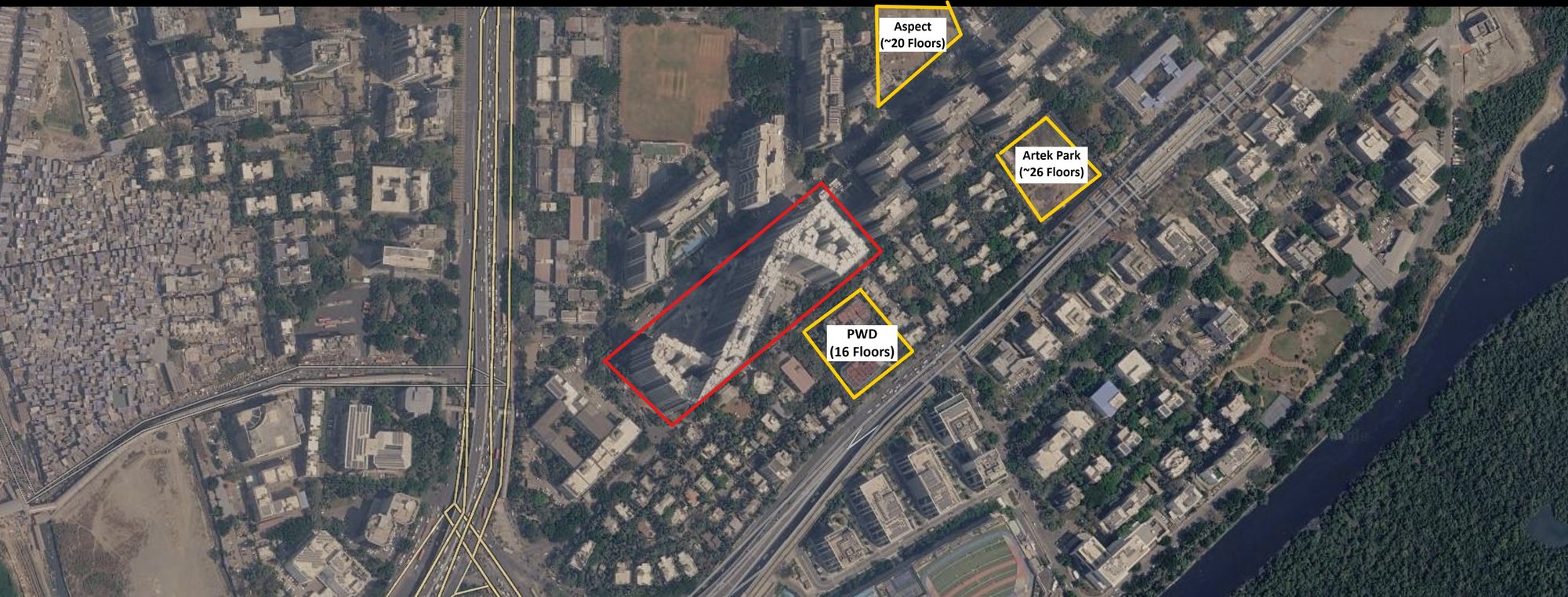 Rexray View Map: Ten BKC and its surrounding development modelled at 2032