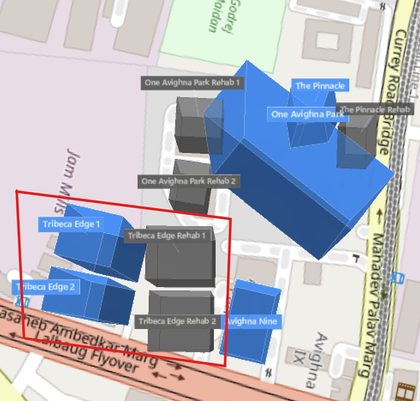 The Edge plot outlined on the Rexray View Map