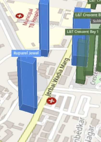Ruparel Jewel plot outlined on the Rexray View Map