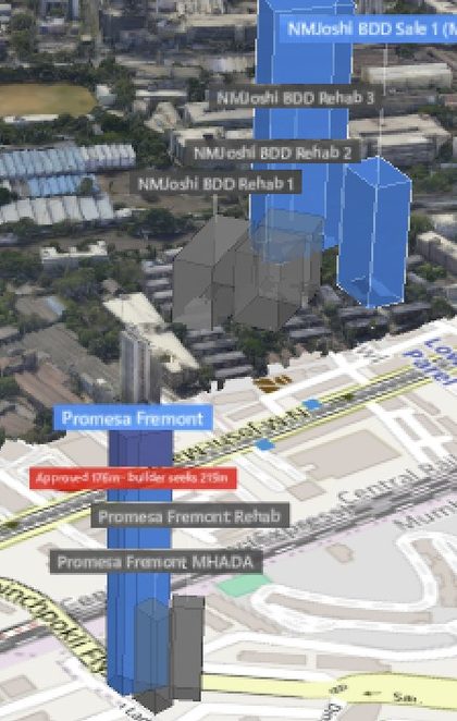 Promesa Fremont plot outlined on the Rexray View Map