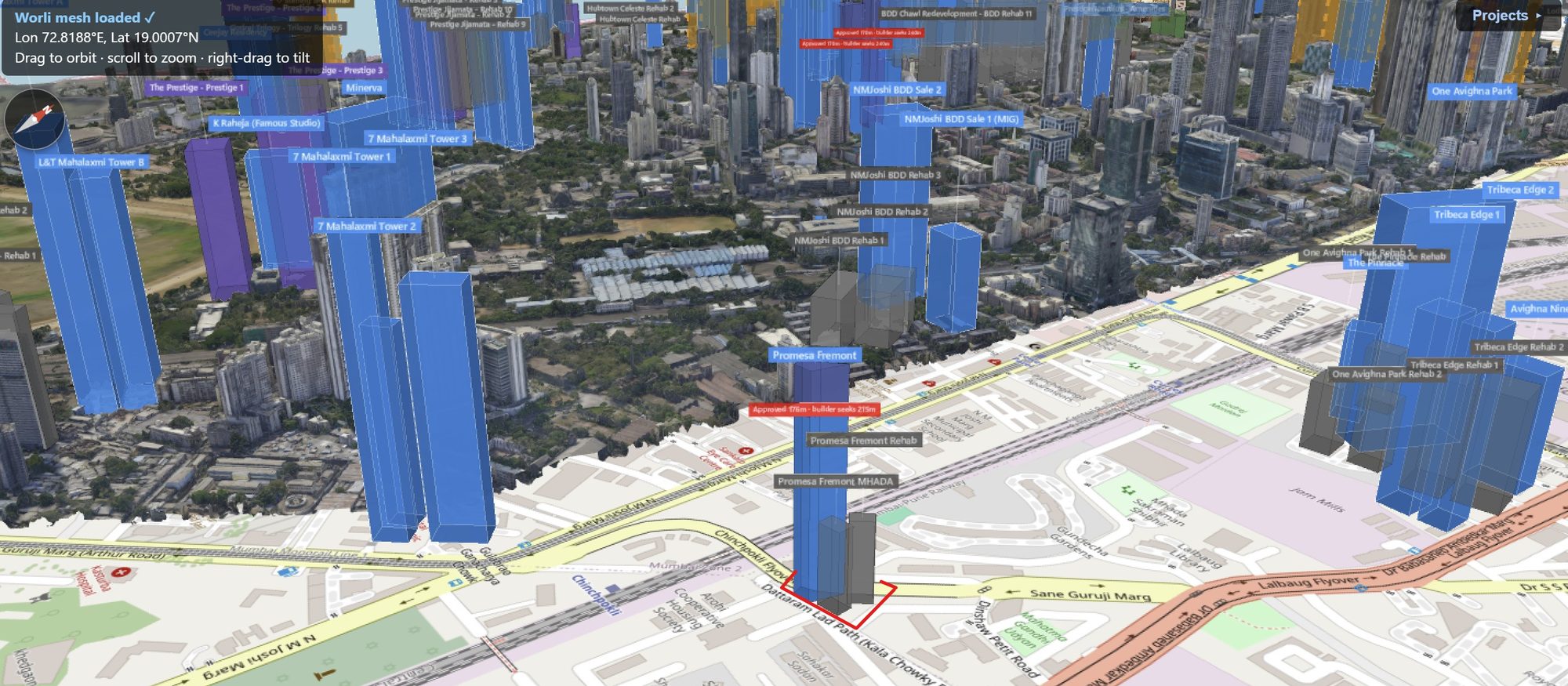 Rexray View Map: Promesa Fremont and its surrounding development modelled at 2032