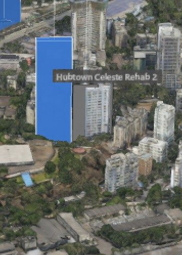 Hubtown Celeste plot outlined on the Rexray View Map