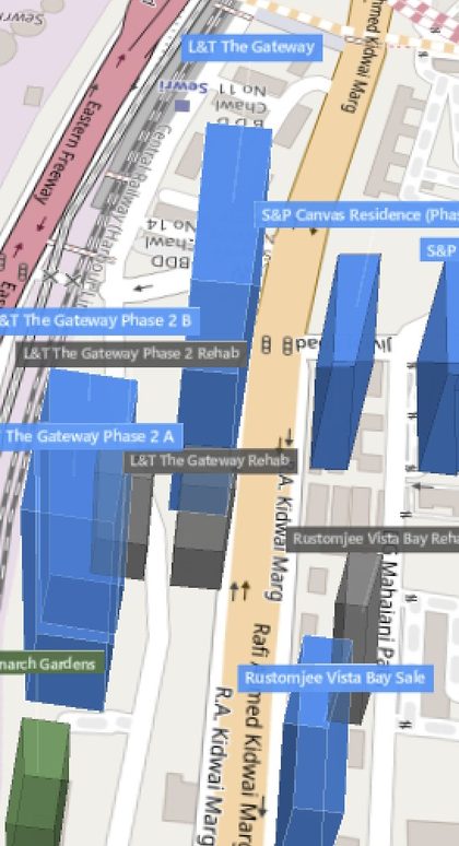 The Gateway plot outlined on the Rexray View Map