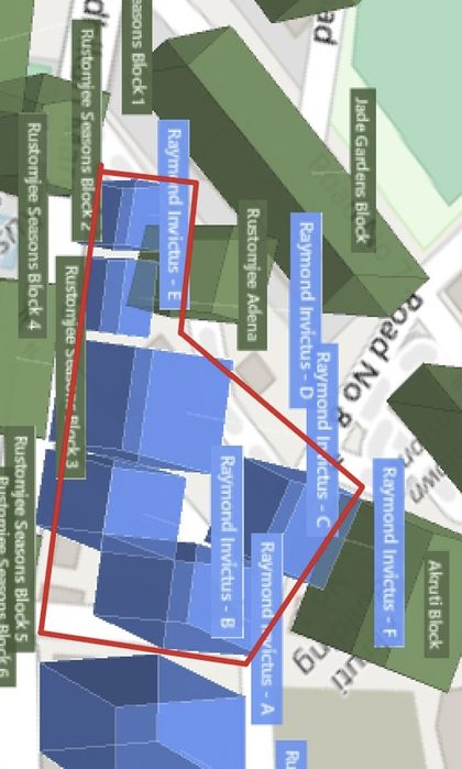 Invictus by GS plot outlined on the Rexray View Map