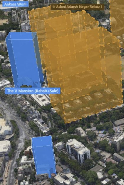 The V Mansion plot outlined on the Rexray View Map