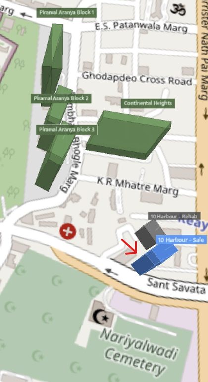 10 Harbour Estates plot outlined on the Rexray View Map