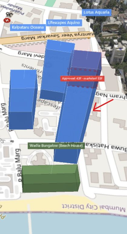 Lotus Aquaria plot outlined on the Rexray View Map